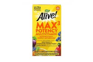 Мультивитамины Natures Way Max3 No-Iron 90 tabs (1086-2022-10-1047)