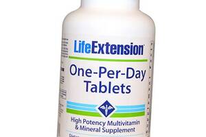 Мультивитамины One-Per-Day Tablets Life Extension 60таб (36346016)