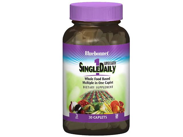 Мультивитамины с железом Bluebonnet Nutrition Single Daily 30 капсул