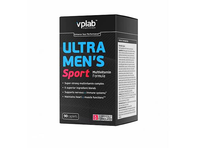 Мультивитамины VPLab Ultra Men's Sport Multivitamin 90 caps (1086-2022-10-0276)