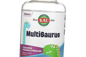 Мультивитамины и Минералы для детей MultiSaurus Vitamins & Minerals KAL 90таб Ягоды-апельсин-виноград (36424023)