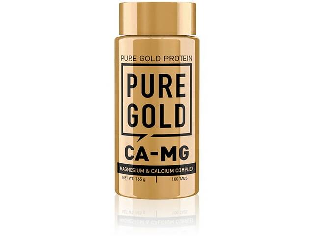 Микроэлемент Кальций для спорта Pure Gold Protein CA-MG 100 Tabs