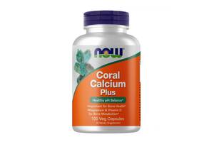 Микроэлемент Кальций NOW Foods Coral Calcium Plus 100 Veg Caps