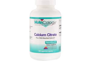 Микроэлемент Кальций Nutricology Calcium Citrate 180 Caps ARG-50230