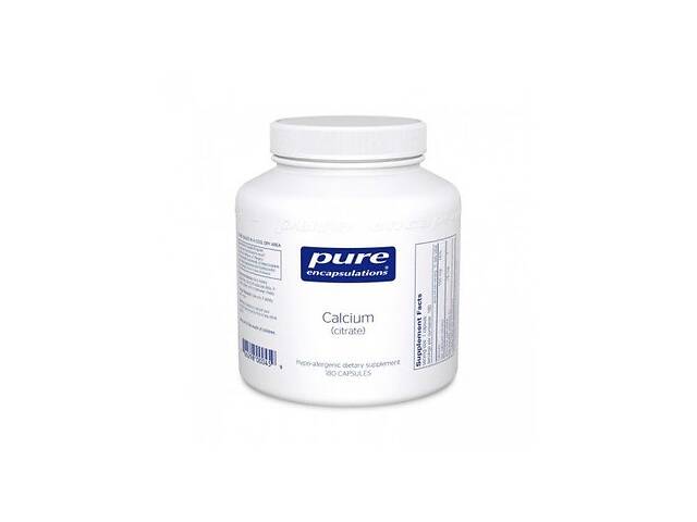 Микроэлемент Кальций Pure Encapsulations Calcium (citrate) 180 Caps