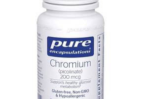 Микроэлемент Хром Pure Encapsulations Chromium picolinate 200 mcg 60 Caps