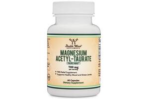 Микроэлемент Магний Double Wood Supplements Magnesium Acetyl-Taurate 700 mg 60 Caps