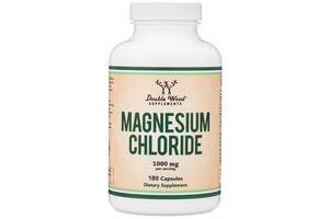 Микроэлемент Магний Double Wood Supplements Magnesium Chloride 1000 mg 180 Caps