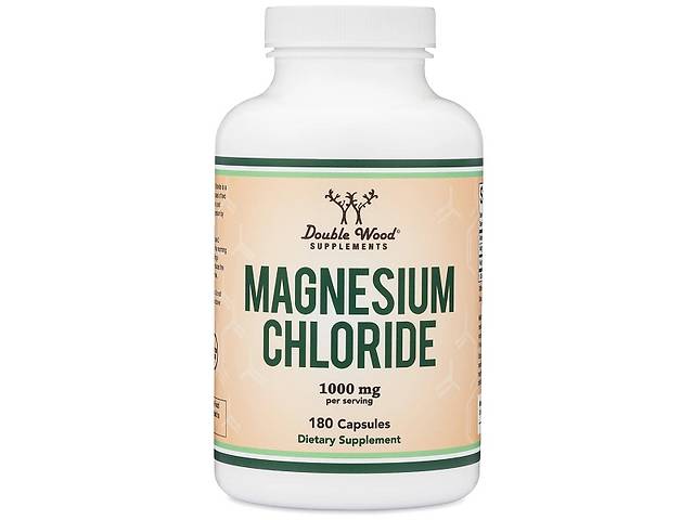 Микроэлемент Магний Double Wood Supplements Magnesium Chloride 1000 mg 180 Caps