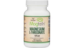 Микроэлемент Магний Double Wood Supplements Magnesium L-Threonate 2000 mg 100 Caps