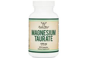 Микроэлемент Магний Double Wood Supplements Magnesium Taurate 1500 mg 210 Caps