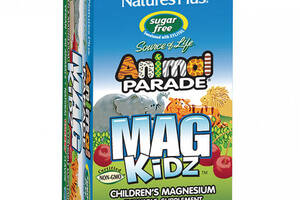 Микроэлемент Магний Nature's Plus Animal Parade Mag Kidz Sugar Free 90 Chewable Tabs Natural Cherry Flavor
