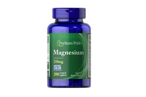 Микроэлемент Магний Puritan's Pride Magnesium 250 mg 200 Caplets