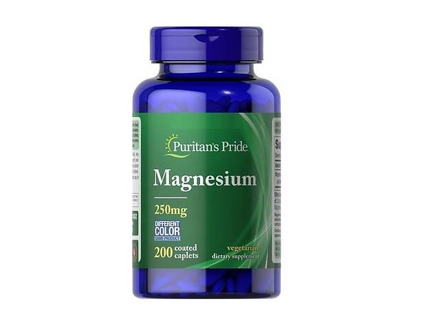 Микроэлемент Магний Puritan's Pride Magnesium 250 mg 200 Caplets