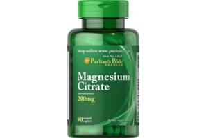 Микроэлемент Магний Puritan's Pride Magnesium Citrate 200 mg 90 Caplets