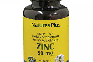 Микроэлемент Цинк Nature's Plus Zinc 50 mg 90 Tabs