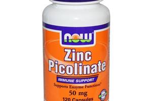 Микроэлемент Цинк NOW Foods Zinc Picolinate 50 mg 120 Caps NOW-01552