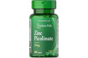 Микроэлемент Цинк Puritan's Pride Zinc Picolinate 25 mg 100 Caplets