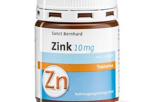 Микроэлемент Цинк Sanct Bernhard Zink 10 mg 210 Tabs