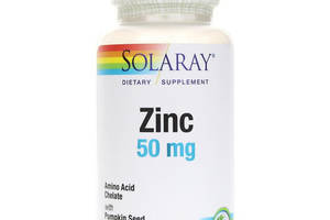 Микроэлемент Цинк Solaray Zinc 50 mg 100 Veg Caps