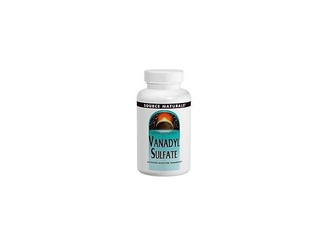 Микроэлемент Ванадил Source Naturals Vanadyl Sulfate 10 mg 100 Tabs