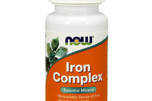 Микроэлемент Железо NOW Foods Iron Complex 100 Tabs