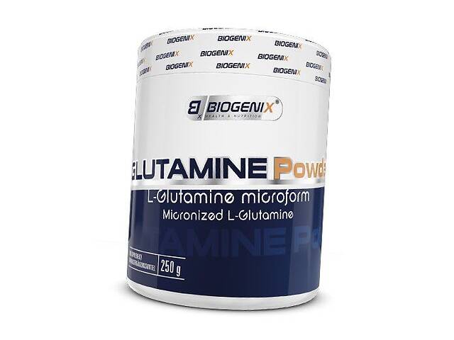 Микронизированный L-глютамин Glutamine powder Biogenix 250г (32410001)