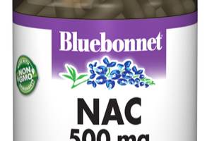 NAC (N-Ацетил-L-Цистеин) 500мг Bluebonnet Nutrition 30 гелевых капсул
