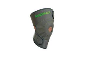 Наколенник MadMax MFA-295 Zahoprene Universal Knee Support 1 шт Dark Grey/Green