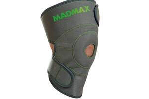 Наколенник MadMax MFA-295 Zahoprene Universal Knee Support 1 шт Dark Grey/Green