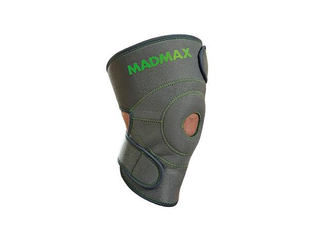 Наколенник MadMax MFA-295 Zahoprene Universal Knee Support 1 шт Dark Grey/Green