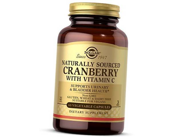 Natural Cranberry with Vitamin C Solgar 60вегкапс (71313006)