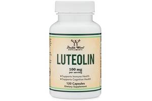 Натуральная добавка для иммунитета Double Wood Supplements Luteolin 100 mg 2 caps per serving 120 Caps