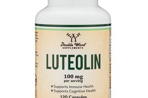 Натуральная добавка для иммунитета Double Wood Supplements Luteolin 100 mg 2 caps per serving 120 Caps