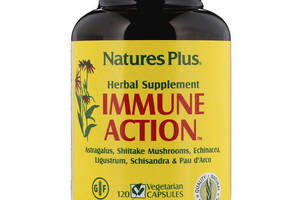 Натуральная добавка для иммунитета Nature's Plus Immune Action 120 Veg Caps NTP1068