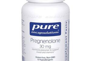 Натуральная добавка для иммунитета Pure Encapsulations Pregnenolone 30 mg 60 Caps PE-00221