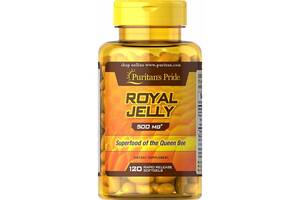 Натуральная добавка для иммунитета Puritan's Pride Royal Jelly 500 mg 120 Softgels