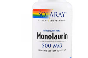 Натуральная добавка для иммунитета Solaray Monolaurin 500 mg 60 Veg Caps