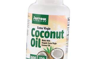 Натуральна кокосова олія холодного віджиму Coconut Oil Extra Virgin 1000 Jarrow Formulas 120гелкапс (71345013)