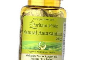 Натуральный Астаксантин Natural Astaxanthin 5 Puritan's Pride 30гелкапс (70367009)