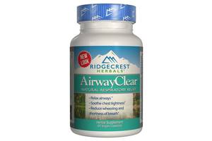 Натуральный Респираторный Комплекс AirwayClear RidgeCrest Herbals 60 гелевых капсул