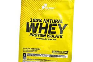 Натуральный Изолят Сывороточного Протеина без вкуса 100% Natural Whey Protein Isolate Olimp Nutrition 600г (29283011)