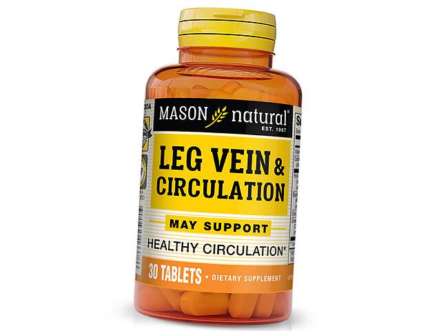 Нормализация венозного кровообращения Leg Vein & Circulation Mason Natural 30таб (71529034)