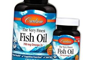 Норвежское Рыбное Масло, Fish Oil, Carlson Labs 150 капсул Апельсин (67353011)