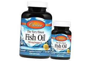 Норвежское Рыбное Масло, Fish Oil, Carlson Labs 150 капсул Лимон (67353011)