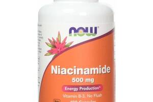 Ниацин NOW Foods Niacinamide 500 mg 100 Caps