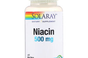 Ниацин Solaray Niacin 500 mg 100 Veg Caps SOR04363