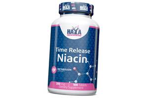 Ниацин замедленного высвобождения Haya Time Release Niacin 250 100 таб (36405089)