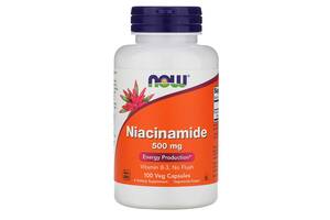 Ниацинамид витамин В-3 Niacinamide Now Foods 500 мг 90 вегетарианских капсул