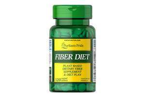 Очистка кишечника Puritan's Pride Fiber Diet 120 Tabs